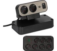 Multipresa Brennenstuhl 1153580210 9 prese con USB-A e USB-C protezione