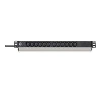 Multipresa Brennenstuhl 1390007112 12 prese C13 2 m interno IP20 nero argento