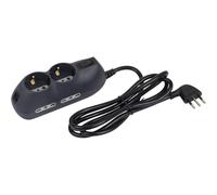 MULTIPRESA BTICINO CON INTERRUTTORE AUTOMATICO 3695GB ANTRACITE.