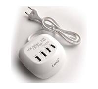 MULTIPRESA CARICATORE RICARICA RAPIDO 20W 4 PORTE USB T-4A04 CARICABATTERIE MULT