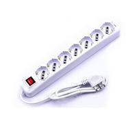 Multipresa Ciabatta Elettrica 7 Posti 10/16A Schuko Cavo 1,5 Metri Max 3500W Spi