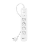 Multipresa con 4 Prese con Interruttore Belkin SRB001VF2M Bianco [2 m]