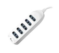 MULTIPRESA BIPASSO 5 POSTI BIPASSO MULTIVT-LED8708 V-TAC