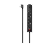 MULTIPRESA CON PROTEZIONE DA SOVRATENSIONI HAMA 00223055, 250 V, Dispositivi elettrici con spina tipo F, Nero