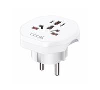 Multipresa Cool Adattatore Universale World to Europe 1 presa sicurezza bambini
