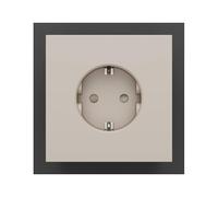 Multipresa Cubo Schuko AVOLT Square 2 con USB-C (30W) - Presa Multipla di Design con 3 Prese e 2 Porte USB-C - Ciabatta Elettrica Compatta da Parete per Scrivania, Ufficio e Casa