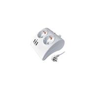 Multipresa da tavolo 2pos Schuko + 3 USB spina Schuko +inter