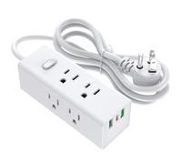 Multipresa da Viaggio Internazionale Universale Presa Di Ricarica Compatta | Alimentatore Universale Per Studio all'Estero, Soggiorni in Hotel, Ufficio, Vacanze, Viaggi e C