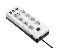 Multipresa Eaton PB8TUD 8 prese Tipo F con protezione 2 USB e RJ-11