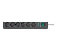 Brennenstuhl Presa multipla a 6 vie Eco-Line 4.500A, antracite, 1,5m Quantità:1
