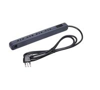 Multipresa elettrica Bticino Ultraslim 4 Prese Bipasso Interruttore nero Nero