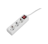 MULTIPRESA ELETTRICA HAMA Base multipla, 230 V, Dispositivi elettrici con spina Schuko, Bianco