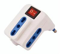 MULTIPRESA ELETTRICA SALVASPAZIO CON INTERRUTTORE