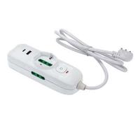 Multipresa Fanton 3 Posti Bipasso +2 Usb +1 Schuko Linea Retail 474124