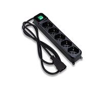 Multipresa Filtrata Protezione Sicurezza Interruttore Luminoso 5 Uscite