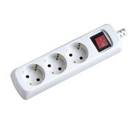 Multipresa Garza Basic Power 3 prese con interruttore e protezione bambini