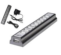 Multipresa Hub 10 Porte USB 2.0 - A Installare O Da Al Parete - Con