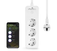 Offgridtec Multipresa Smart WiFi con 3 prese, controllo tramite Smart Life/Tuya, monitoraggio energetico in tempo reale, timer e scenari, compatibile Alexa/Google Home, 16A/3680W, cavo 1,8 m (1 pz)