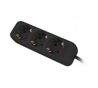 Multipresa Lanberg PS0-03F-0150-BK 3 prese con protezione bambini 1,5 m nera