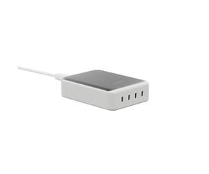 Multipresa LINQ DeskCharge 4 prese USB-C PD 240 W GaN2 caricatore rapido alluminio