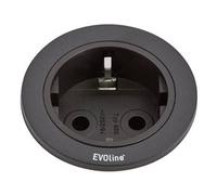 Multipresa mobile da incasso a scomparsa ONE Nero 159280000900