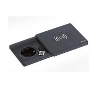 Multipresa mobile da incasso a scomparsa SQUARE 80 Nero 159270000600