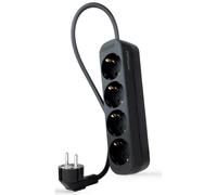 Nanocable 10.37.0004-NS-BK prolunghe e multiple 1,4 m 4 presa(e) AC Interno Nero