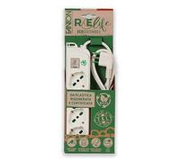 Multipresa OMEGA ECO 4 prese schuko bipasso 2P+T 16A spina italiana 2P+T 10A cav