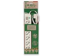 Multipresa OMEGA ECO 6 prese schuko bipasso 2P+T 16A spina italiana 2P+T 10A cav
