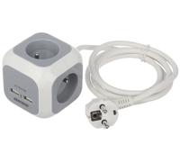 Ciabatta OR-AE-13144 ORNO 4 prese + 2 USB
