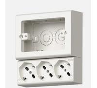 Multipresa parete 3 prese Schuko 10 16A ROSI - RS94145