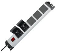 Multipresa per rack 19" 5 scomparti Schuko - Kopp
