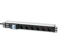 Multipresa per rack 19'' 6 posti con magnetotermico