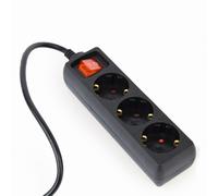 Multipresa Gembird EG-PSU3-01 3 prese Schuko con interruttore fusibile