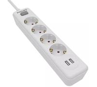 Multipresa Philips SPN3042WA/10 4 prese USB-A cavo 2 m interruttore protezione
