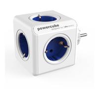 Multipresa PowerCube Original 5 prese design compatto modulare blu bianco