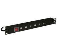 Multipresa predisposta per installazione su armadi rack 19" con alette removibili.Con 12 prese USB 5 Volt da 34 Ampere.Gli si p NEW