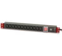 Techly Multipresa Professional da rack 19'' 12 posti VDE con interruttore