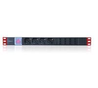 Techly Professional Multipresa 8 posizioni da Rack 19'' con interruttore – Spina Italiana 1U