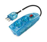 Poly Pool – Multipresa compatta PP0749S – 4 prese bivalenti, interruttore, protezione salvafulmini