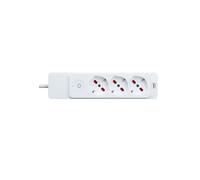 Multipresa serie Emila specialist Rosi 10/16A con interruttore bianca Art. RS832