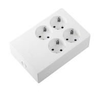 Multipresa Simon 4 prese quadrata 16A installazione versatile senza cavo