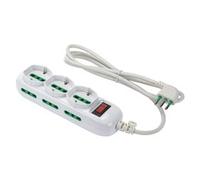 Multipresa tavolo 12 uscite con interruttore 10/16A Bianco 474184