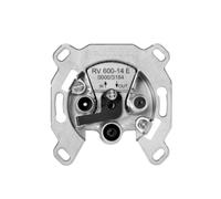 Multipresa Technisat 0000/3184 1 presa SAT TV Radio compatta argento
