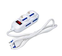 Multipresa universale Master 3 vie 6 uscite 16A bianco 70660