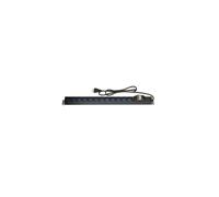 MULTIPRESA VERTICALE A 12 PORTE PER ARMADI RACK CON INTERRUTTORE MAGNETOTERMICO