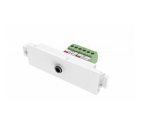 Multipresa VISION TC3 1 presa 3,5 mm compatta bianca ABS