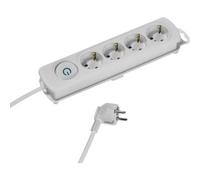 Multipresa Vivanco VVELSTR4SCHSWCOW 4 prese con interruttore e cavo 1,4 m
