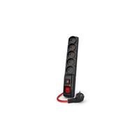 ACAR Ciabatta multipresa F5 POWER – 5 prese 230V 16A 5 m nera con protezione da sovratensione