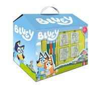 Multiprint Bluey Casetta 36 Pennarelli e Timbri